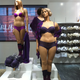"Normal-sized" mannequins in a store.